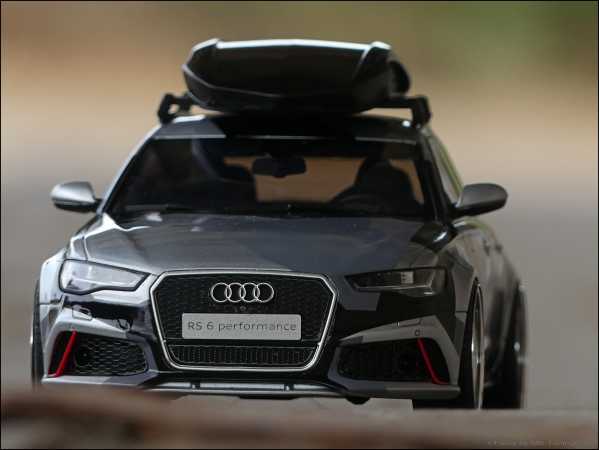 1:18 Audi RS6 Show Camouflage New Design Roof Top + BBS Echt Alufelgen